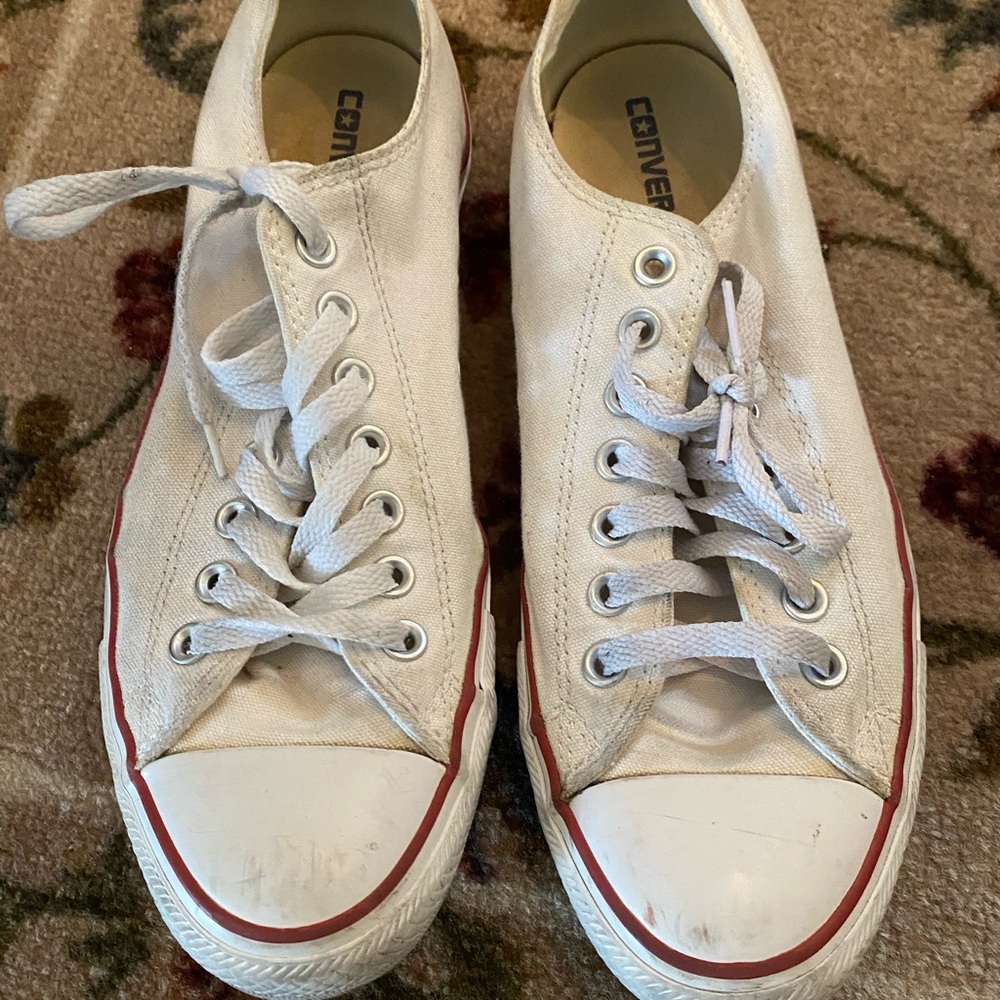 White Converse Size 9